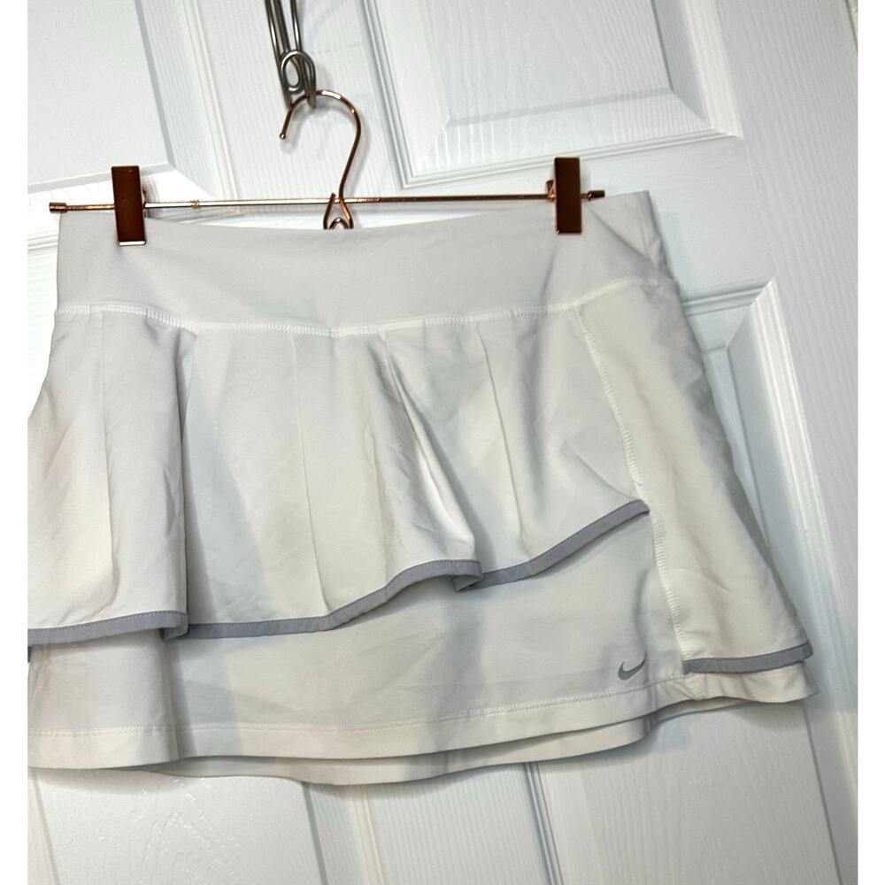 womens Nike Tennis Skort with Cottagecore Ruffle sz SMALL Tenniscore pickleball